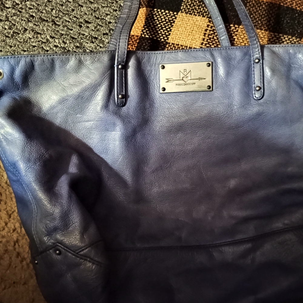 Rebecca Minkoff Black and Blue Interior Detail
